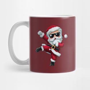 Christmas Santa Popstar embroidery style 26 Mug